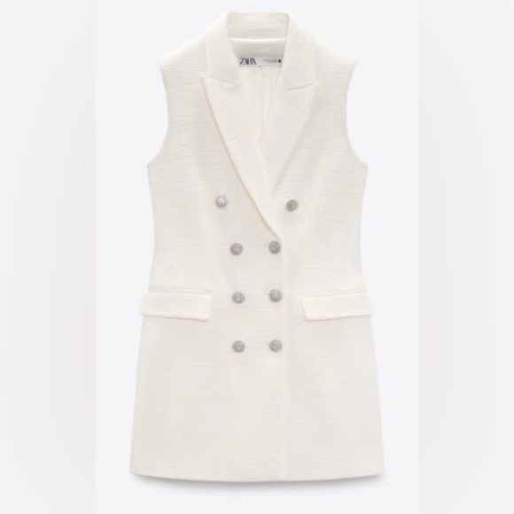 Zara Dresses & Skirts - Zara Textured Vest Dress